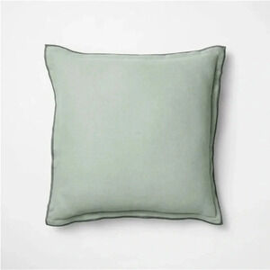 2! NWT Linen Square Throw Pillow Green - Threshold 
designed with Studio McGee